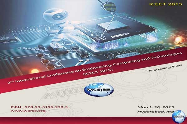 2nd International Conference on Engineering, Computing and Technologies (ICECT 2015)